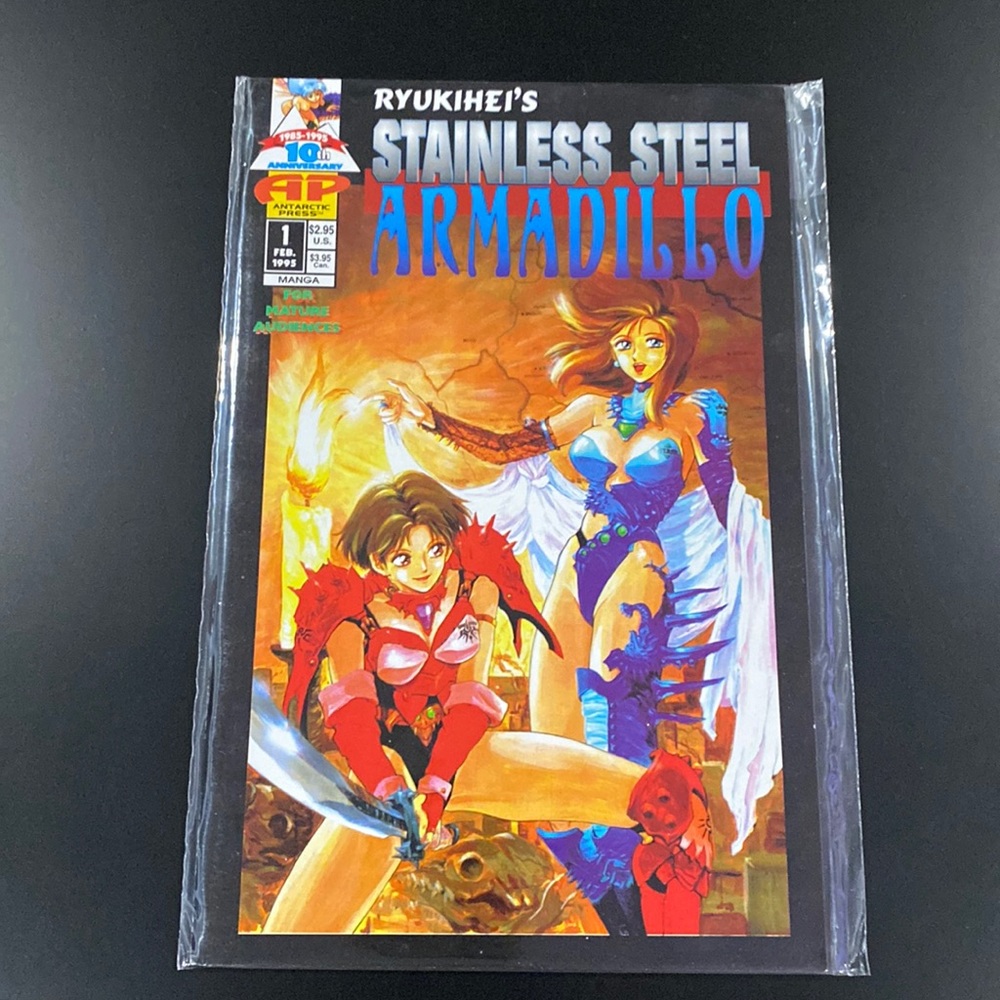Stainless Steel Armadillo No.1 (1995) by Ryukihei - Antarctic Press Comic Book